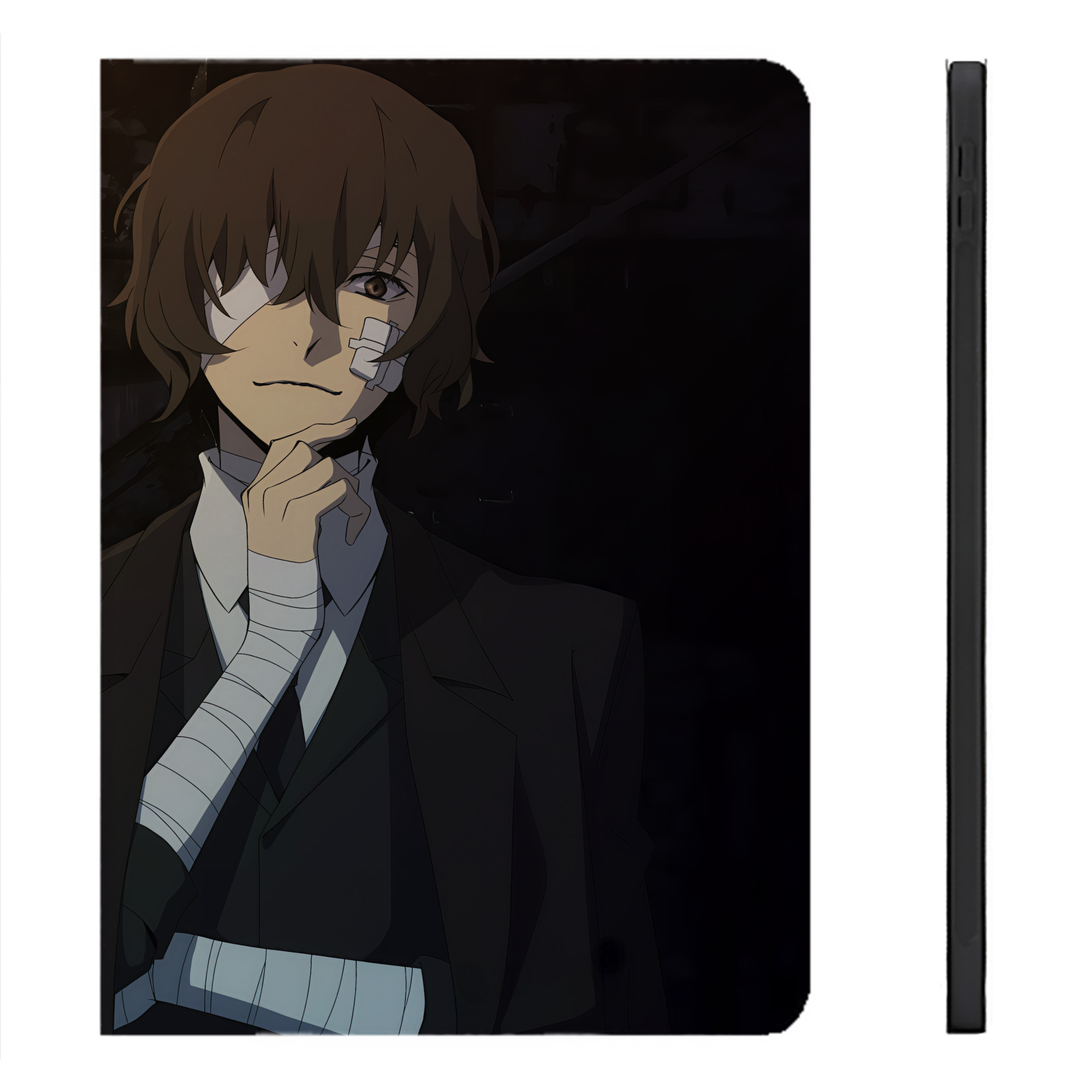 （画像用） 文豪ストレイドッグス Bungo Stray Dogs IPadケース ペンホルダー付き ブックスタイルデザイン